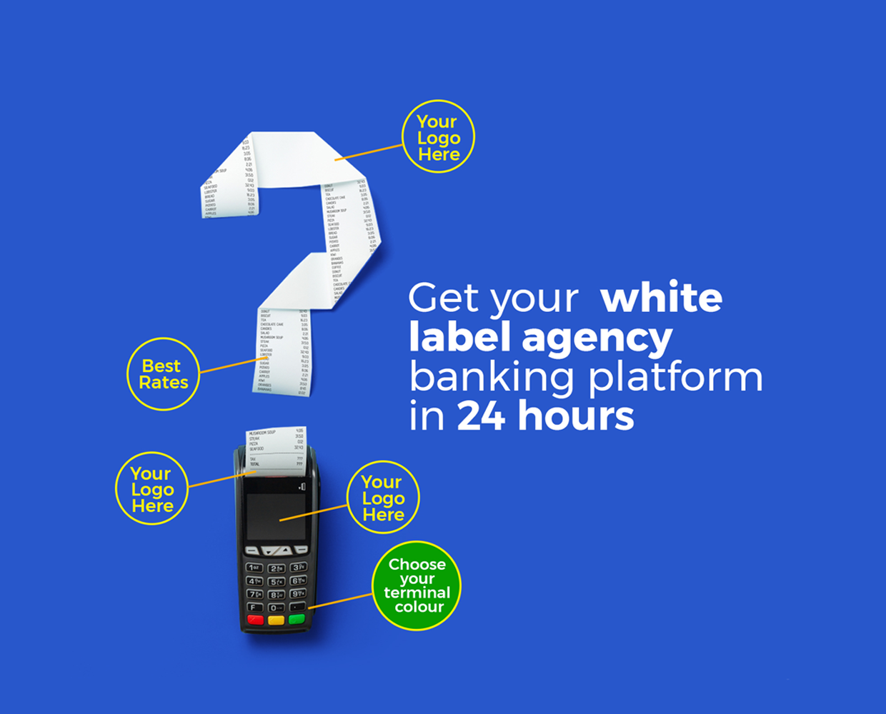 Get your white label agency banking platform in 24hours by Partnering with Agency Banking Networks in Nigeria